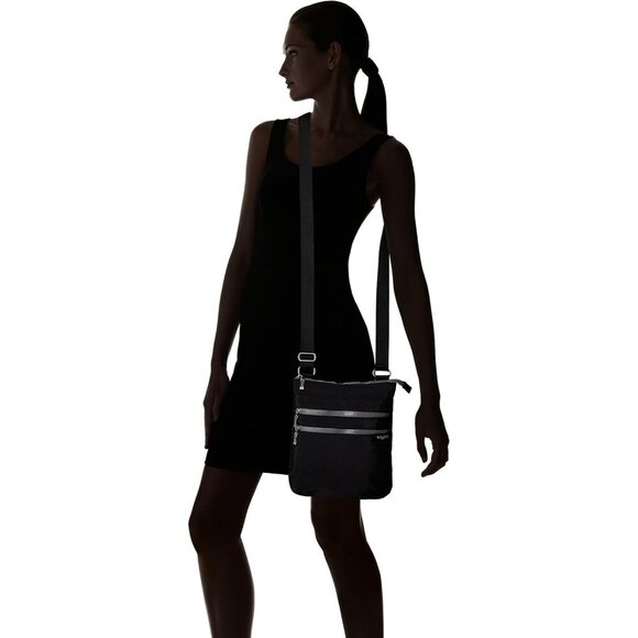 Crossbody Bag Nylon Water-Resistant Adjustable Strap Organizer Womens - Picture 6 of 6